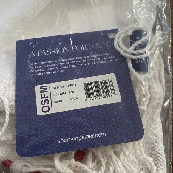 Sperry Topsider Regatta Boat Blanket Scarf NWT‎ - Picture 5 of 6